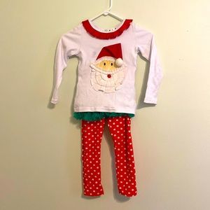 Girls Size 5 Christmas Outfit.